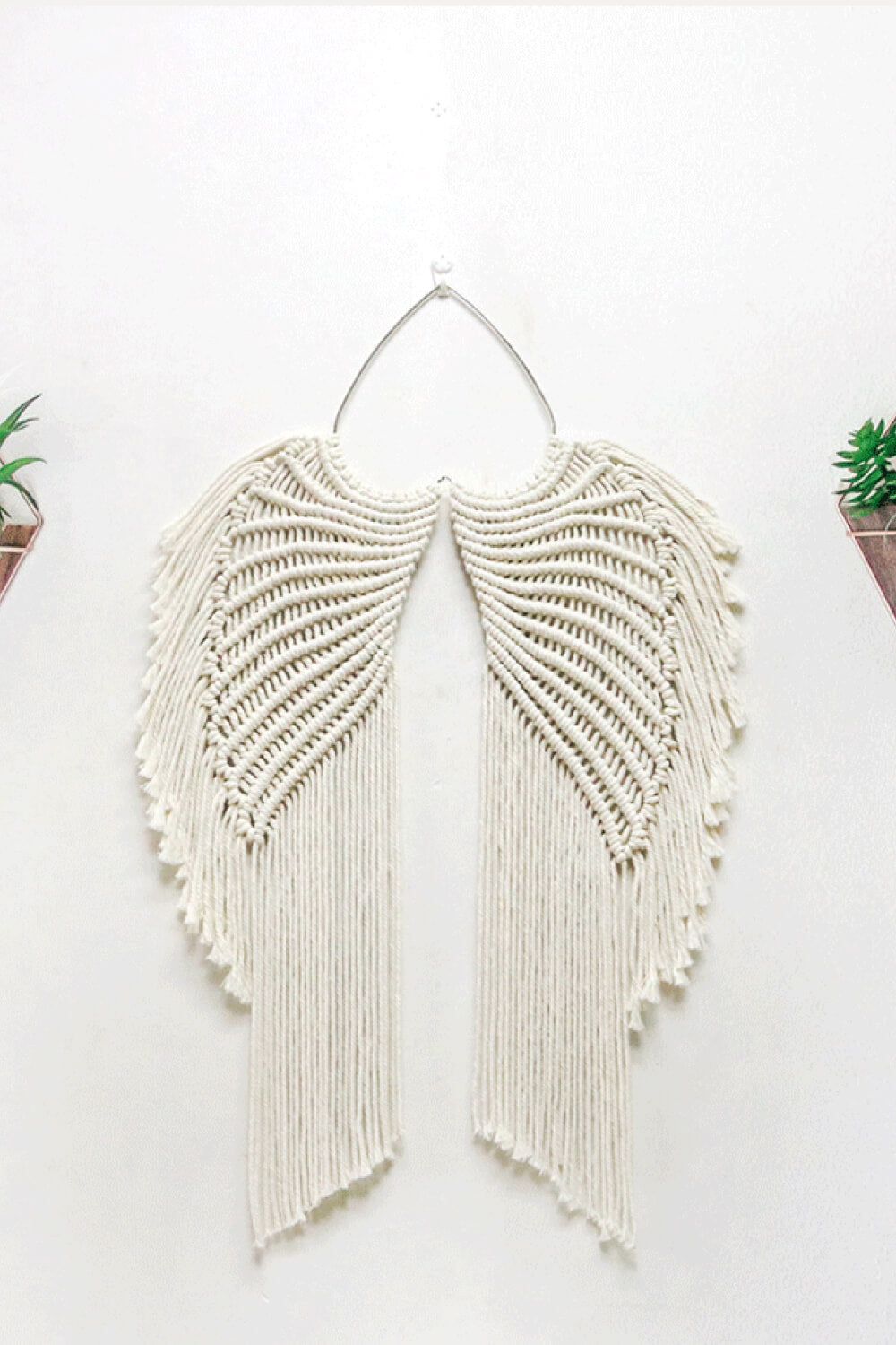Macrame Angel Wings Wall Hanging The Stout Steer