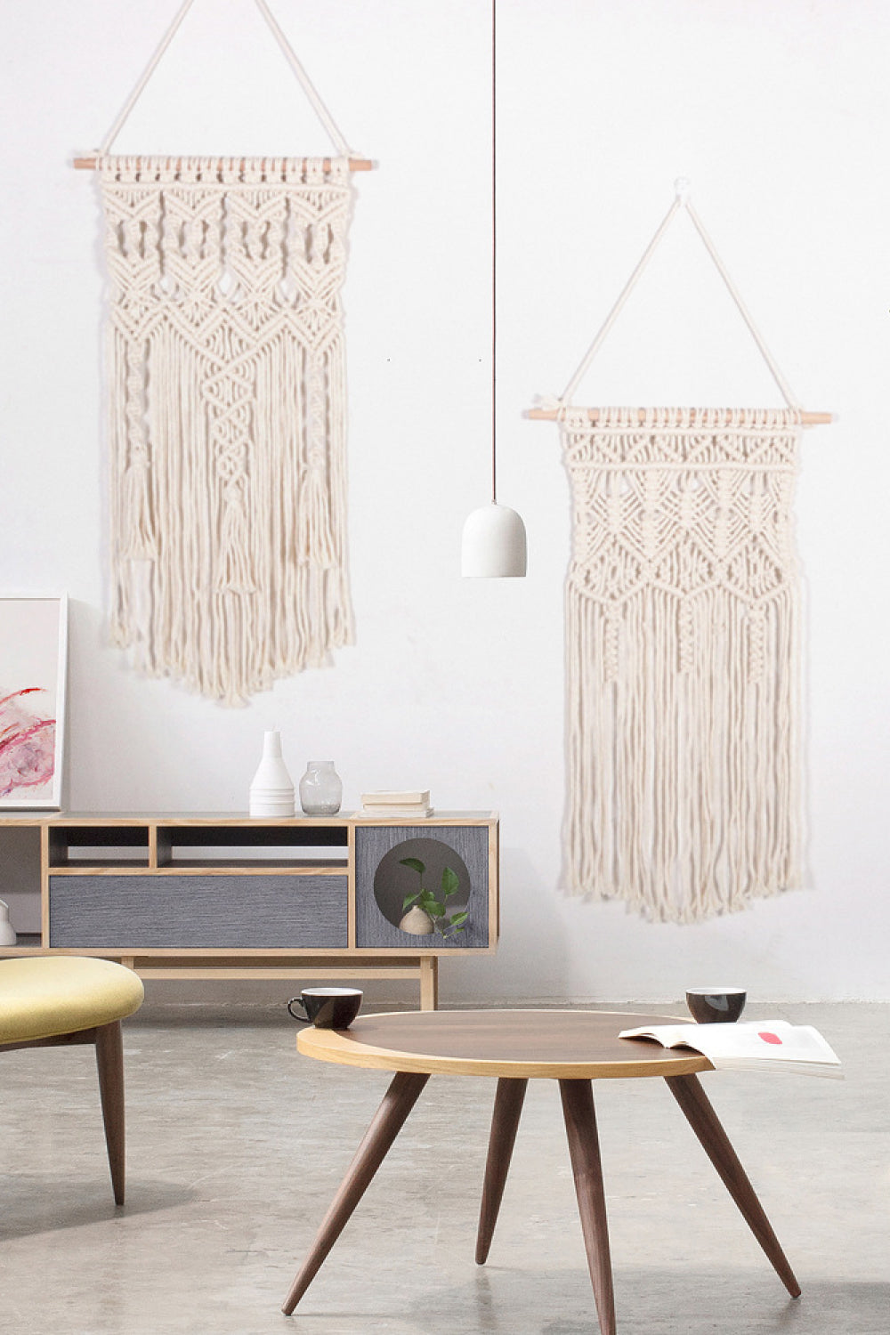 Macrame Bohemian Hand Woven Fringe Wall Hanging The Stout Steer