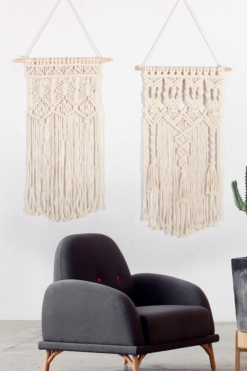 Macrame Bohemian Hand Woven Fringe Wall Hanging The Stout Steer