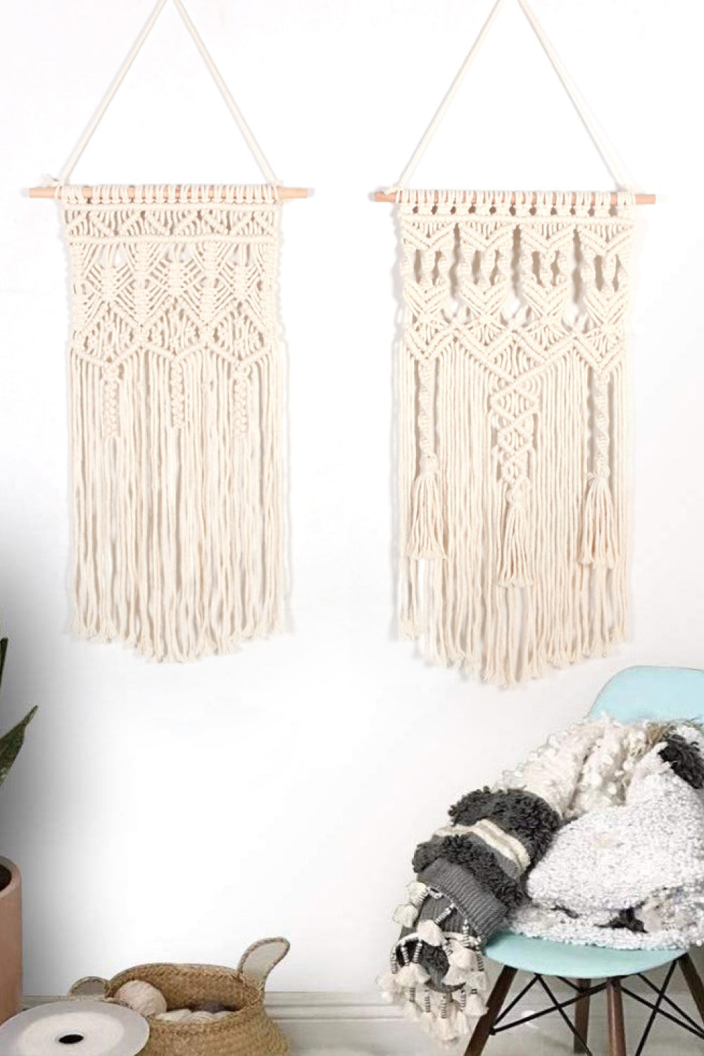 Macrame Bohemian Hand Woven Fringe Wall Hanging The Stout Steer