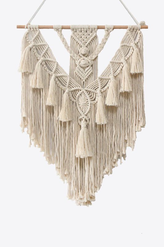 Macrame Fringe Wall Hanging Decor The Stout Steer