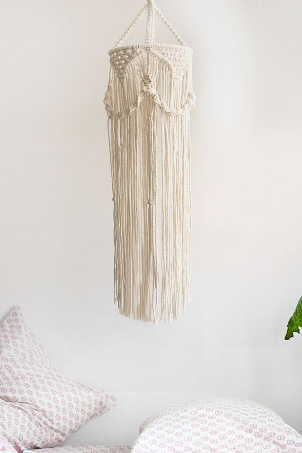 Macrame Hanging Lampshade The Stout Steer