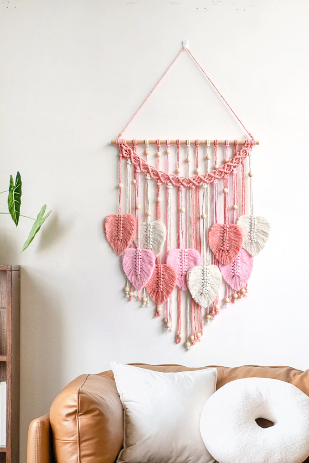 Macrame Leaf Fringe Wall Hanging The Stout Steer