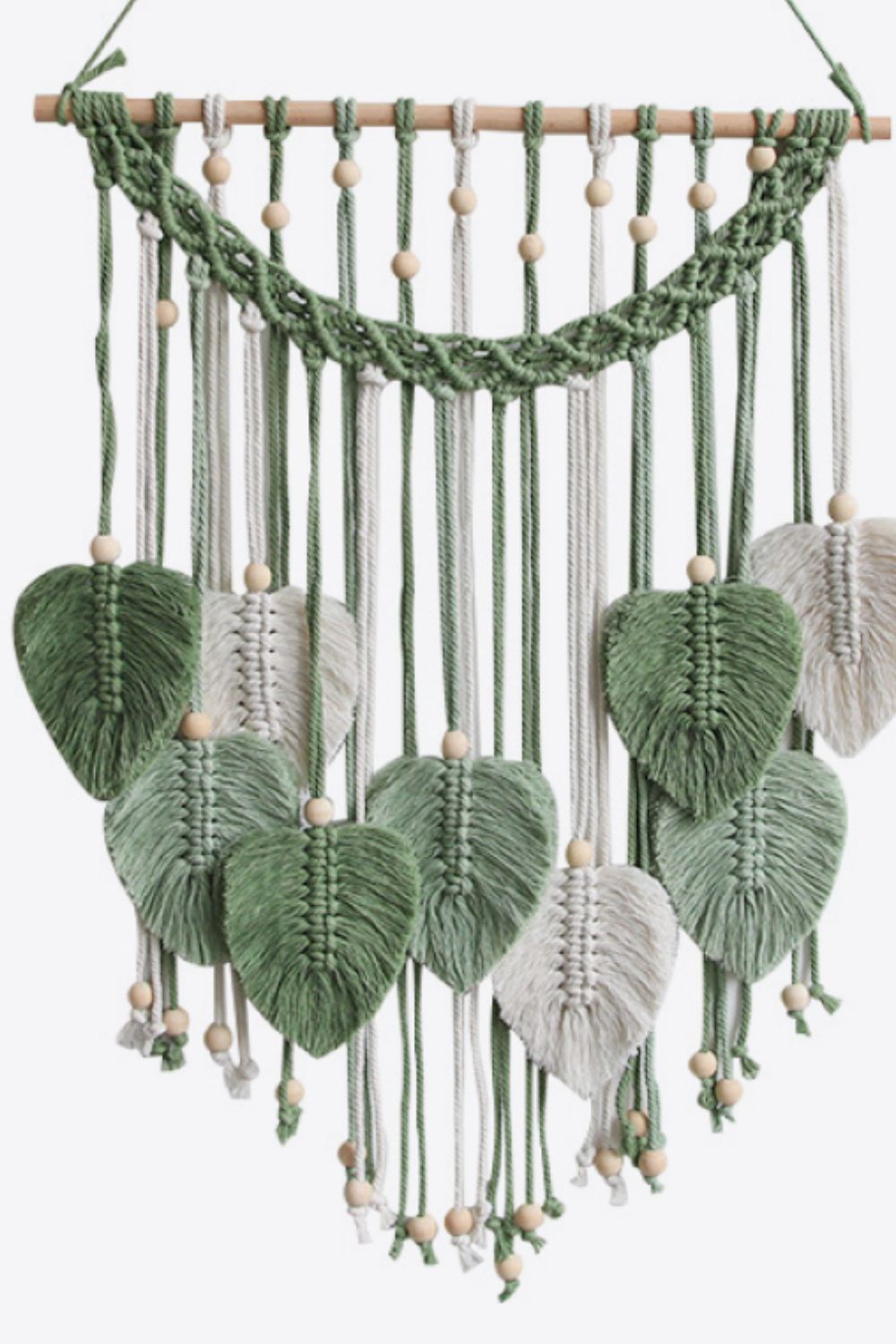 Macrame Leaf Fringe Wall Hanging The Stout Steer