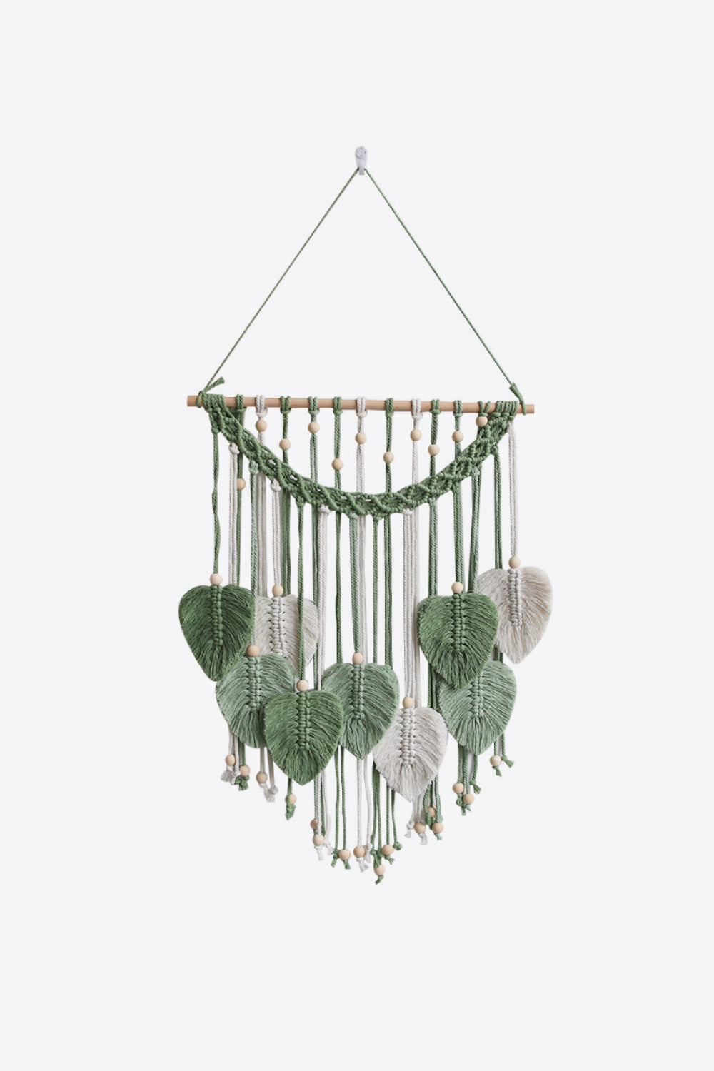 Macrame Leaf Fringe Wall Hanging The Stout Steer