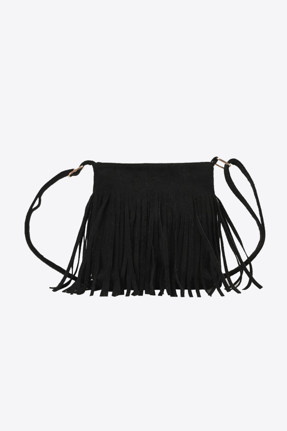 PU Leather Crossbody Bag with Fringe The Stout Steer