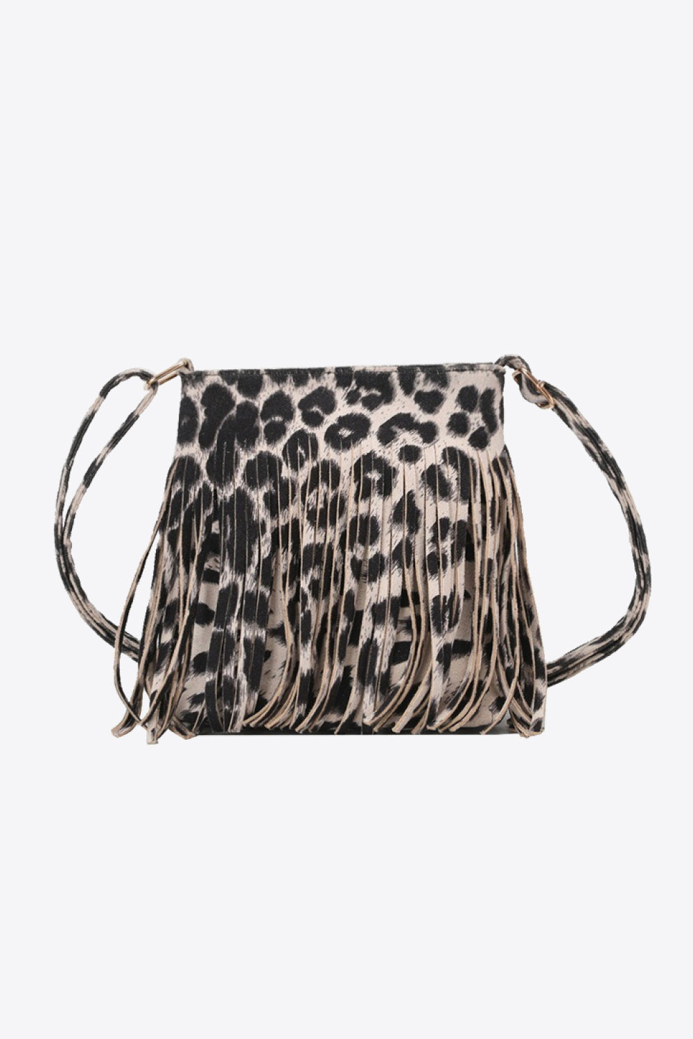 PU Leather Crossbody Bag with Fringe The Stout Steer