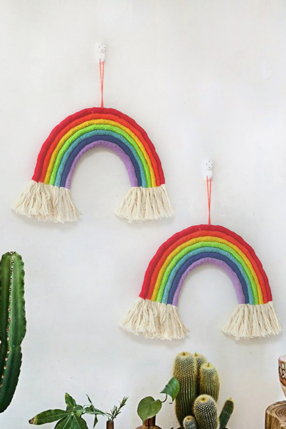 Rainbow Fringe Trim Wall Hanging Decor The Stout Steer