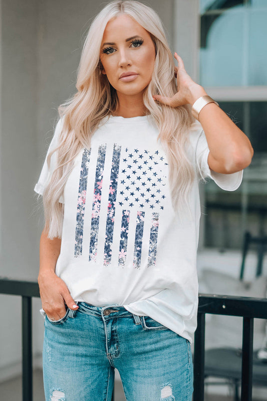 Stars and Stripes Graphic Tee The Stout Steer