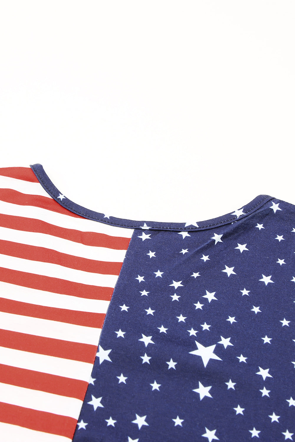 Stars and Stripes V-Neck Tee The Stout Steer