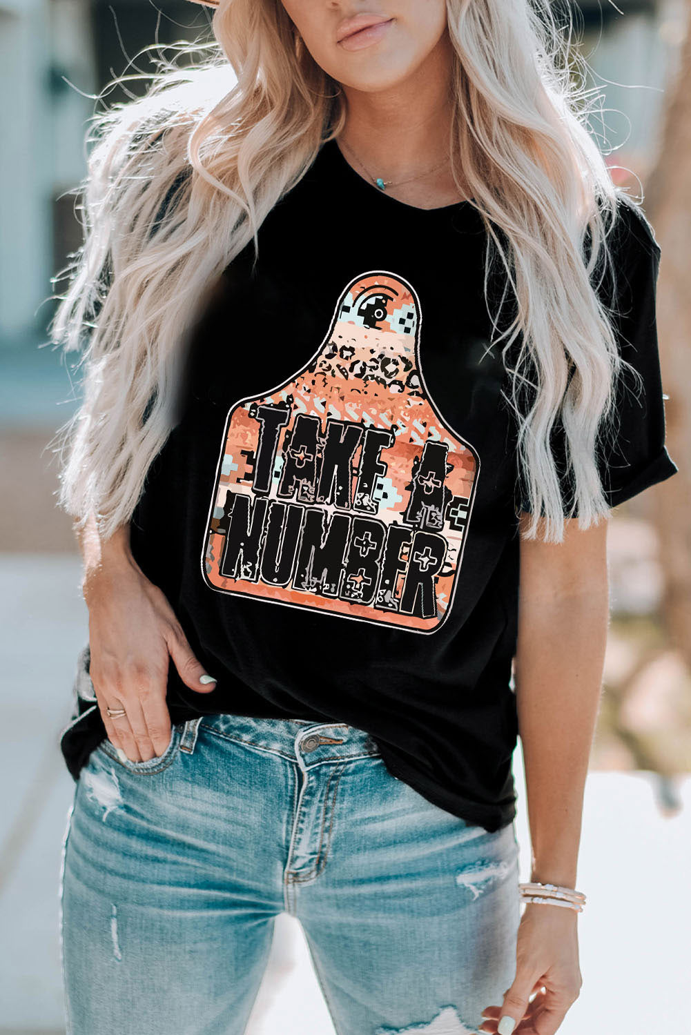 TAKE A NUMBER Graphic Tee The Stout Steer