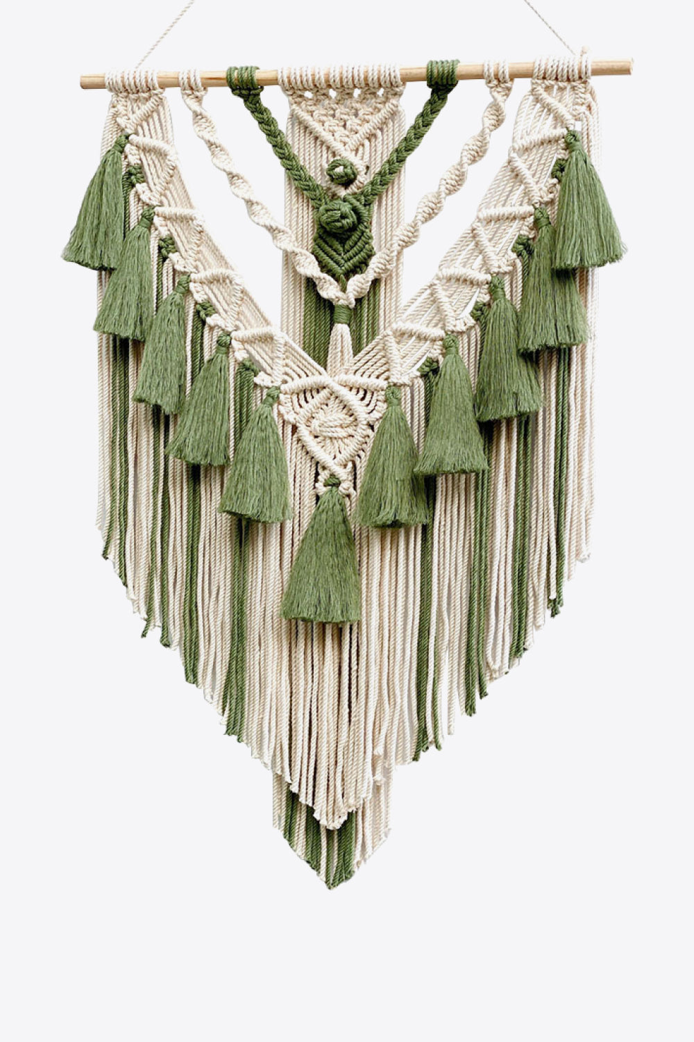 Two-Tone Macrame Wall Hanging The Stout Steer