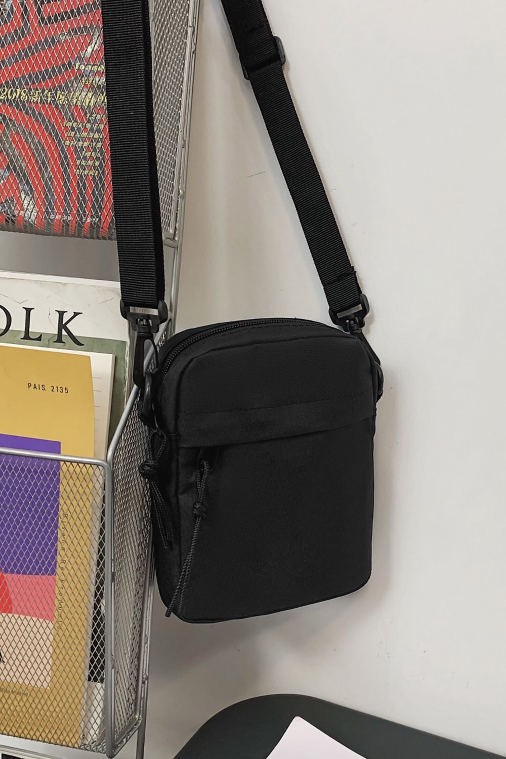 Wide Strap Polyester Crossbody Bag The Stout Steer