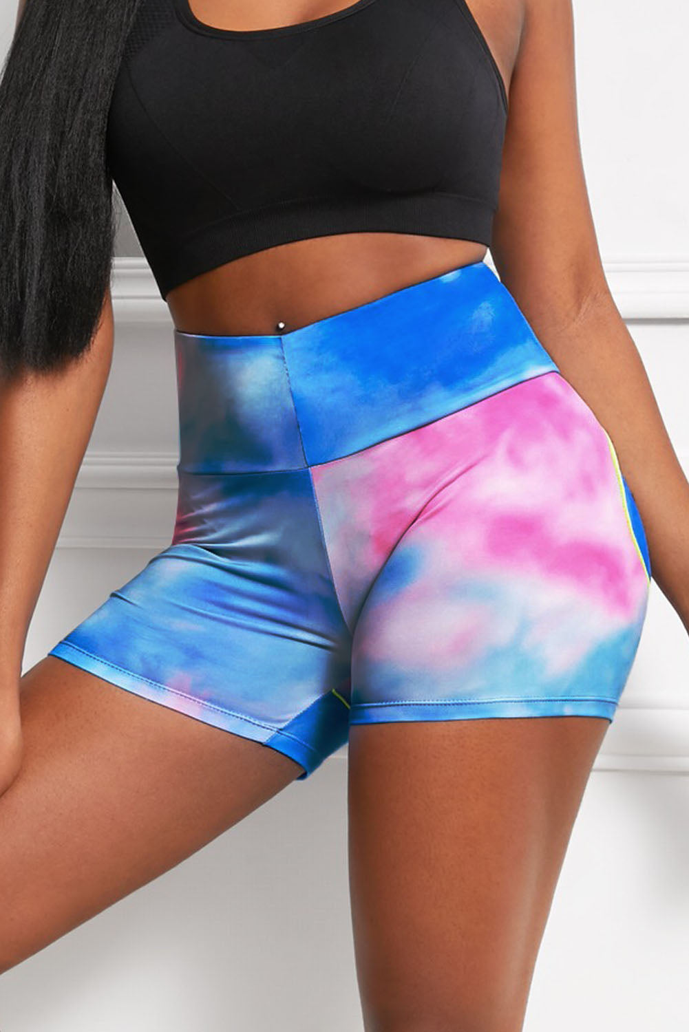 Wide Waistband High Waist Yoga Shorts The Stout Steer